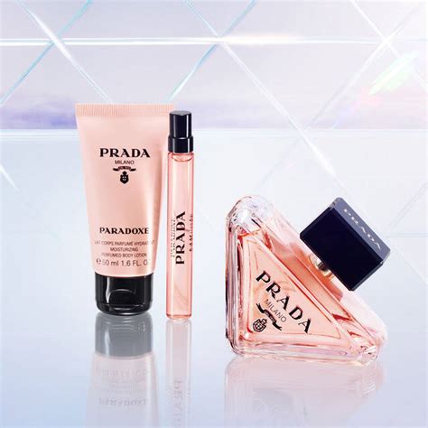 prada paradoxe perfume set.